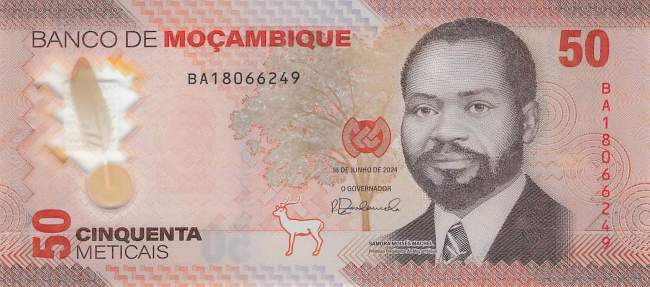 Mosambik p156a 50 Meticais 2024